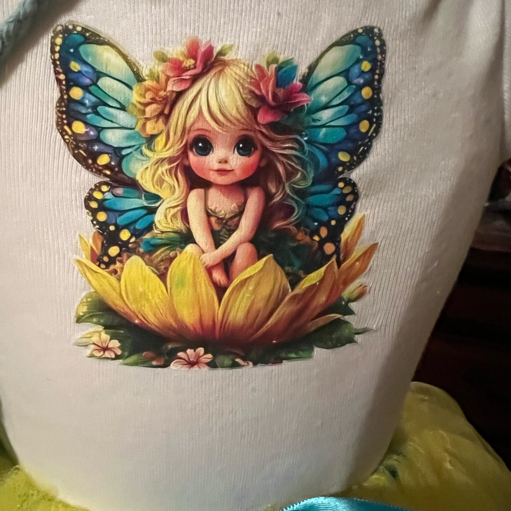 Fairy Graphic White T-Shirt